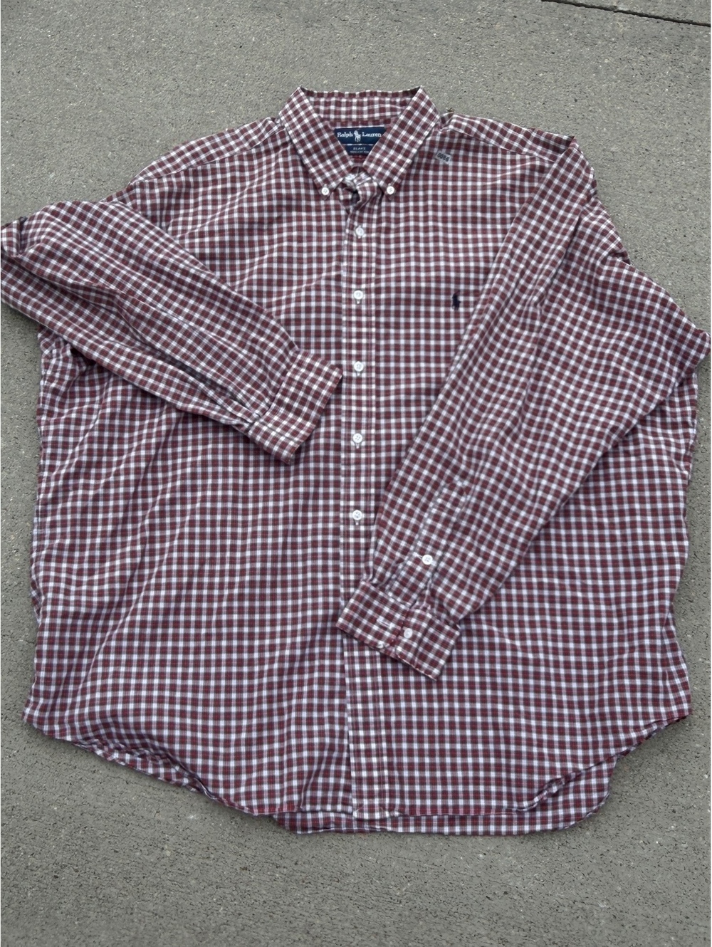 Ralph Lauren Blake 100% Cotton XXL Plaid Button-Down Shirt